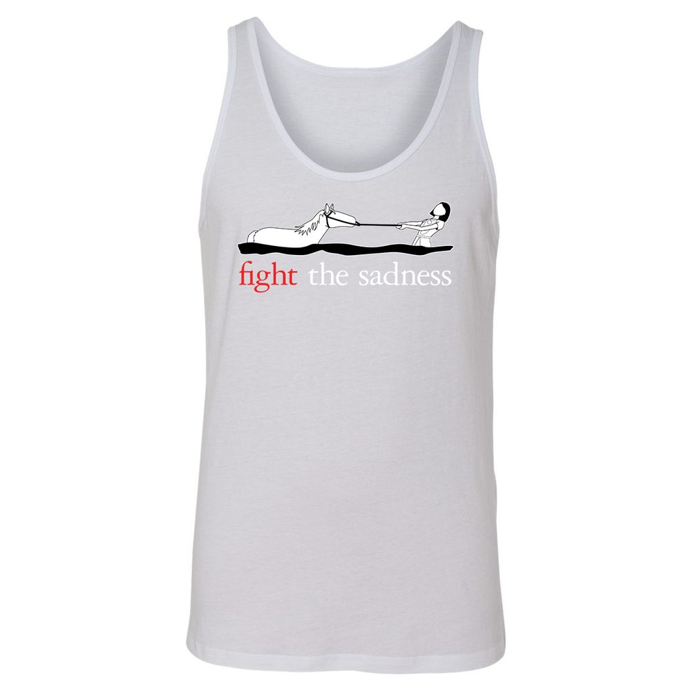 Unisex Jersey Tank - D9SRMH8J - White - 14