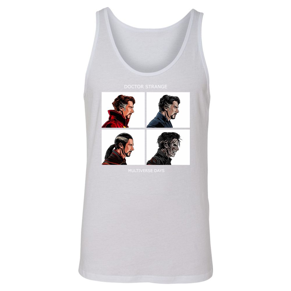 Unisex Jersey Tank - 4XDSR1E2 - White - 14