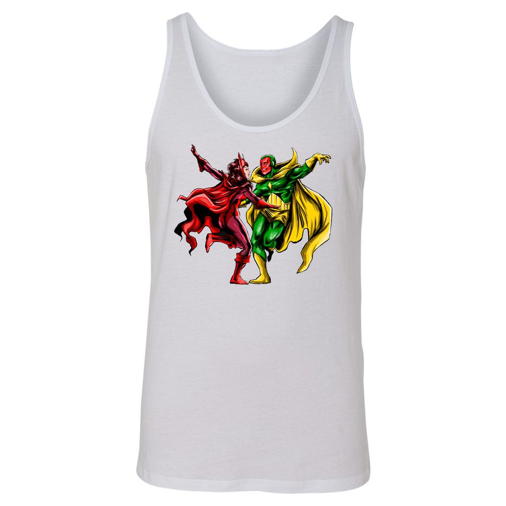 Unisex Jersey Tank - X4K3TELL - White - 14