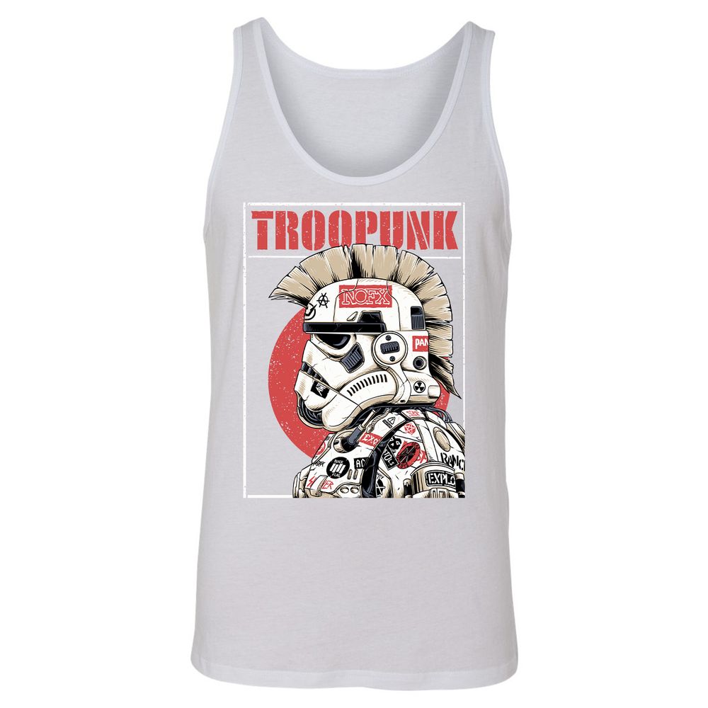 Unisex Jersey Tank - ENU7CS8A - White - 14