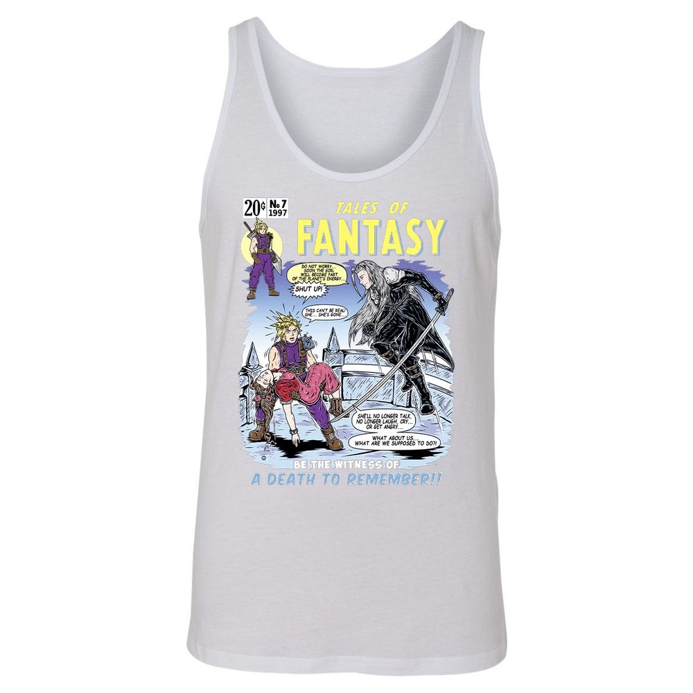 Unisex Jersey Tank - HUE2GDYF - White - 14