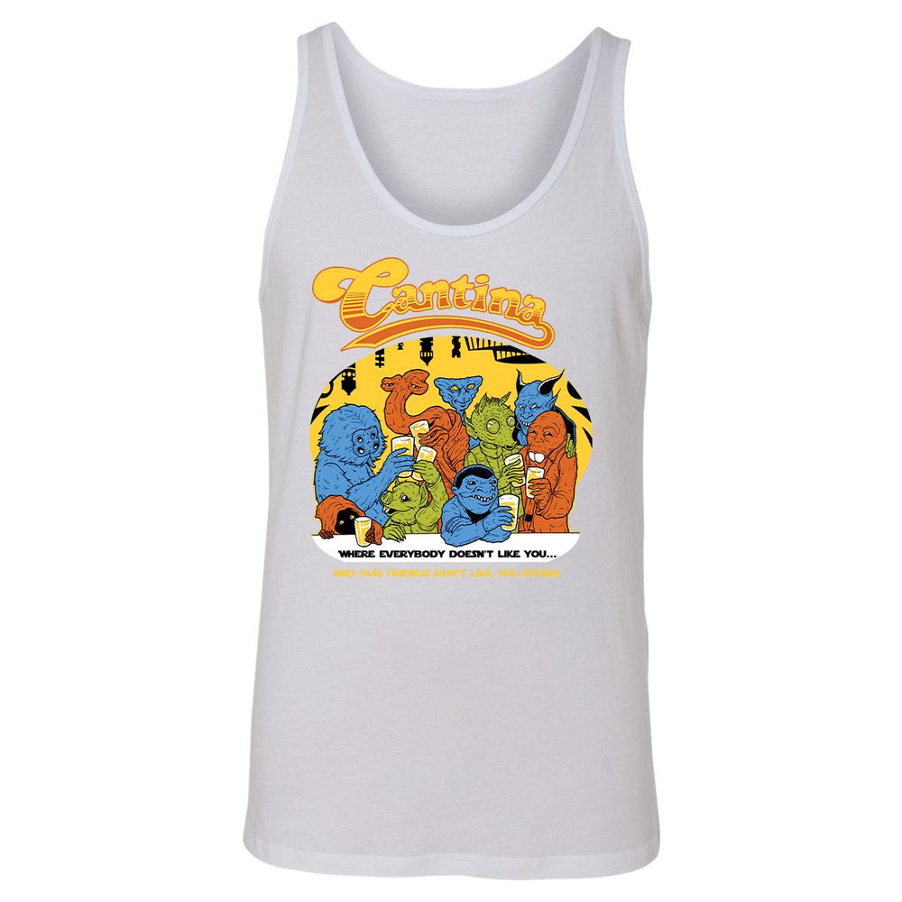 Unisex Jersey Tank - MFBYLSFN - White - 14