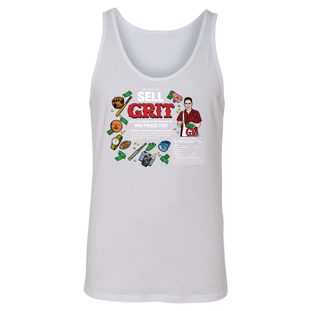 Unisex Jersey Tank - 55PXCDY7 - White - 14