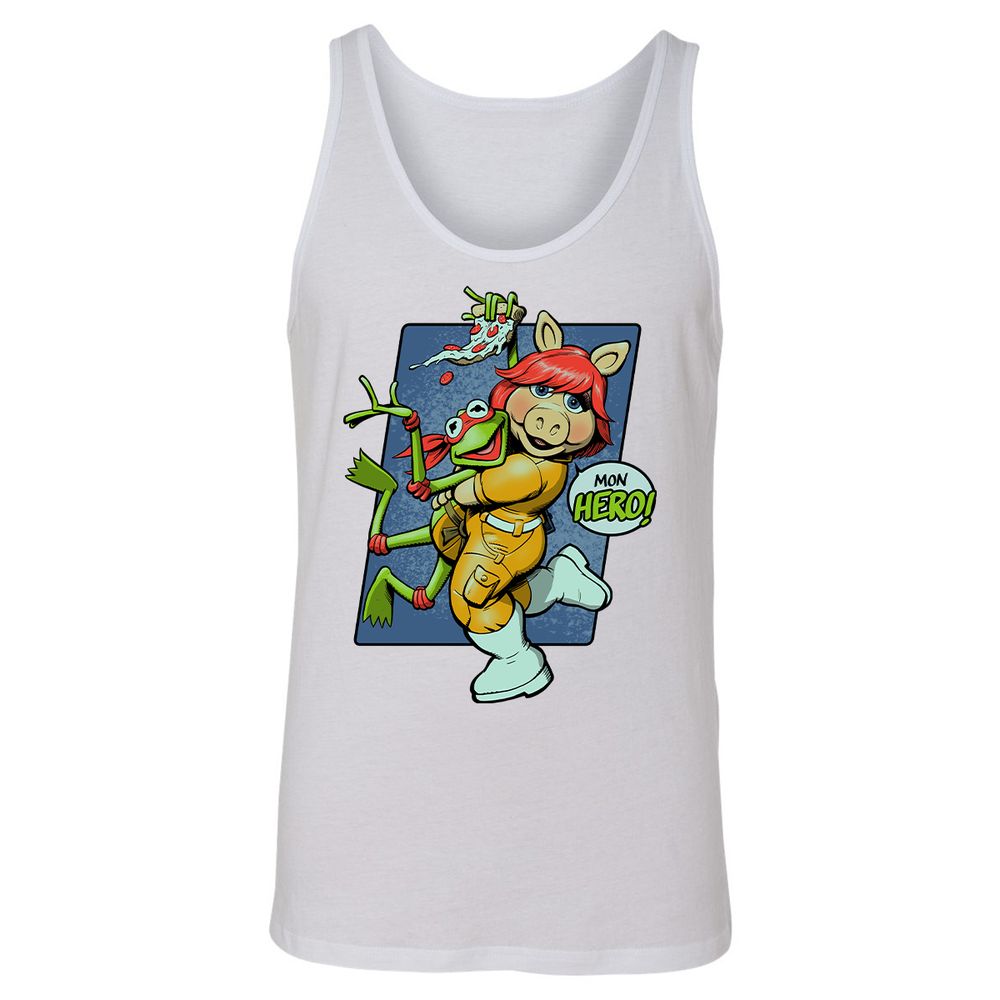 Unisex Jersey Tank - 3PT34J58 - White - 14