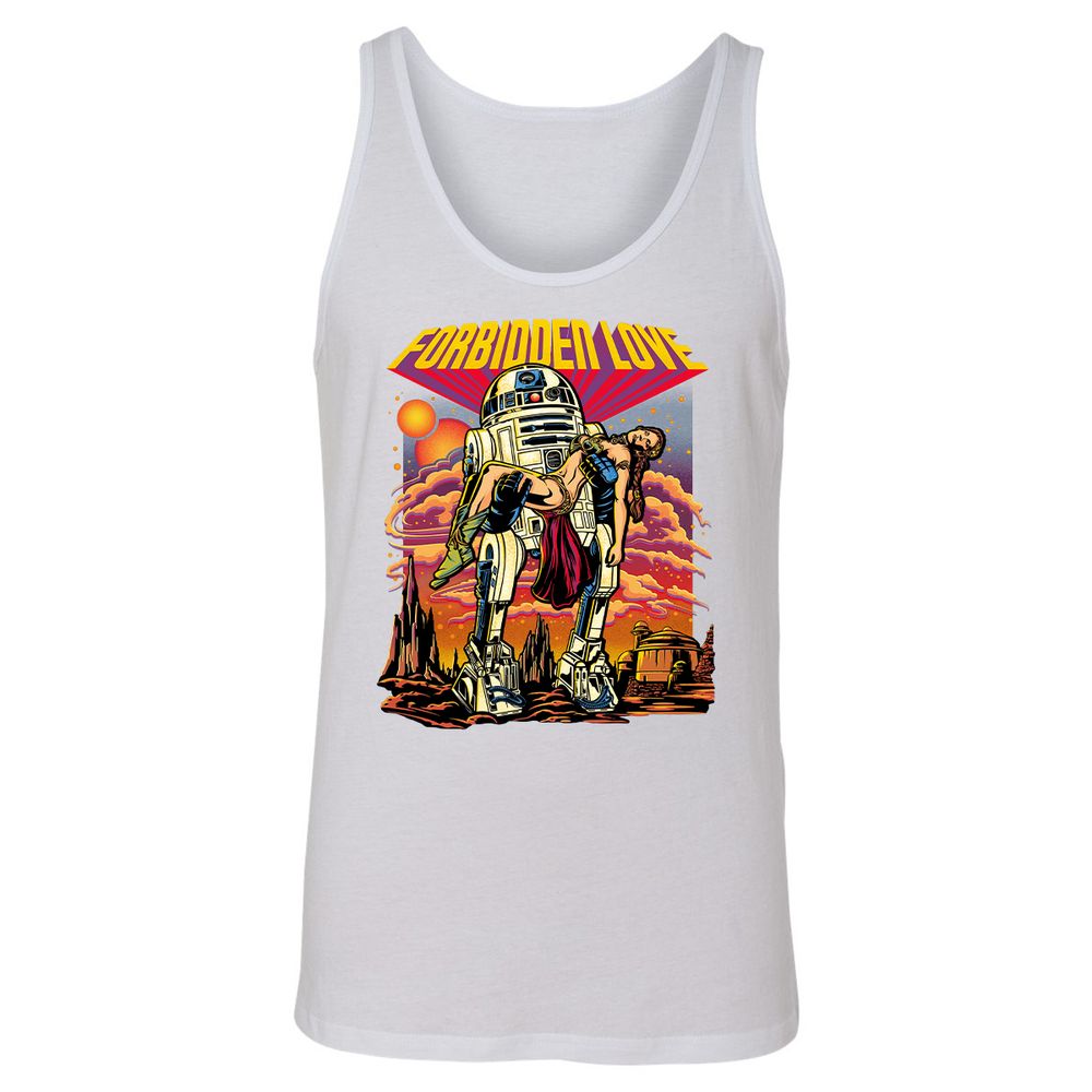 Unisex Jersey Tank - M2869DKH - White - 14