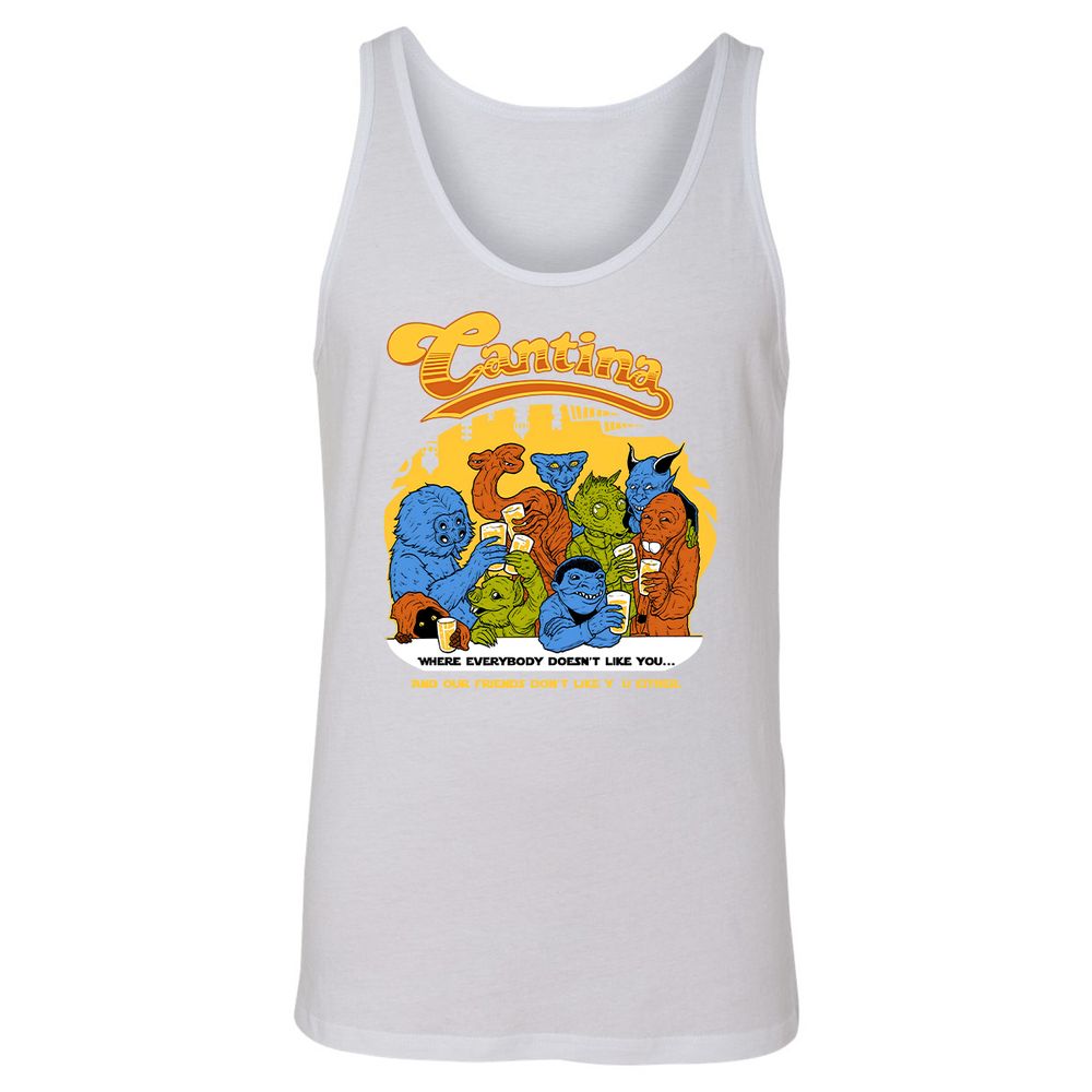 Unisex Jersey Tank - UVEN15DV - White - 14