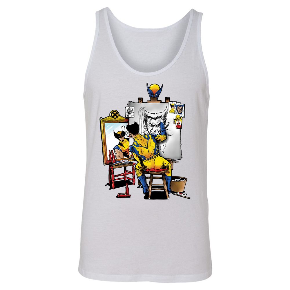 Unisex Jersey Tank - WDYBLAJN - White - 14