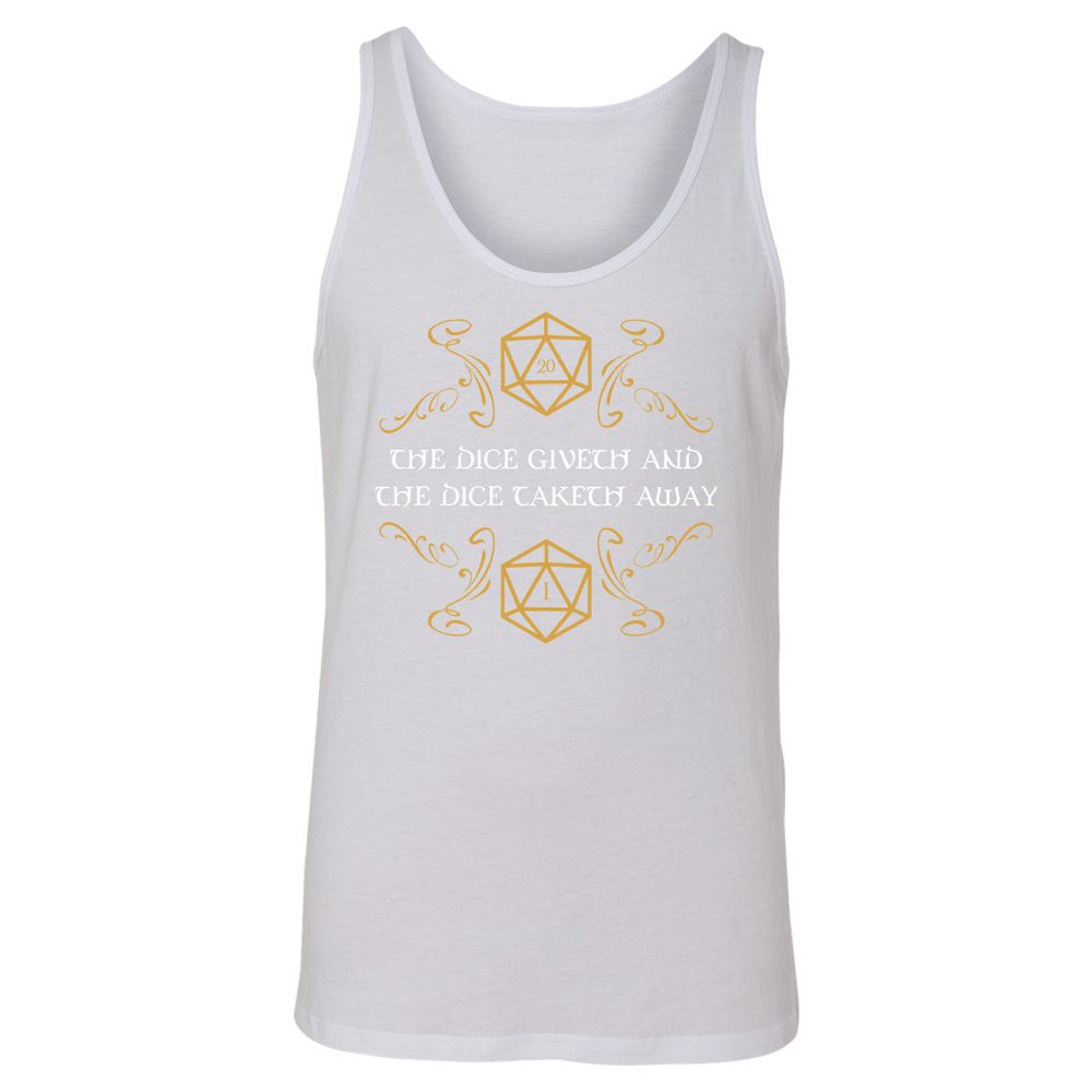 Unisex Jersey Tank - QSSN7B8R - White - 14