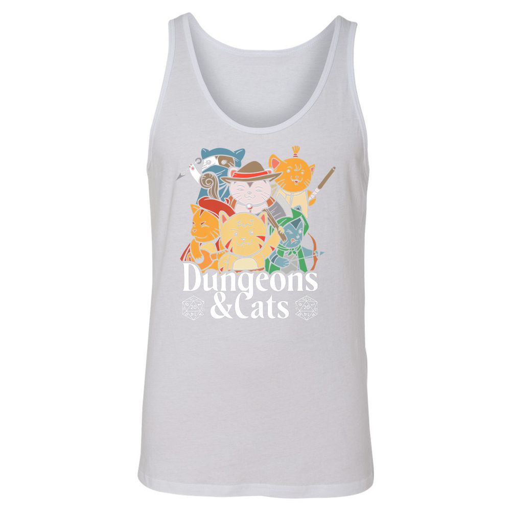 Unisex Jersey Tank - LGR872RT - White - 14