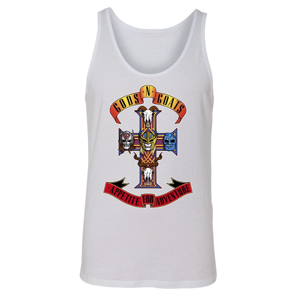 Unisex Jersey Tank - LBCKENXC - White - 14