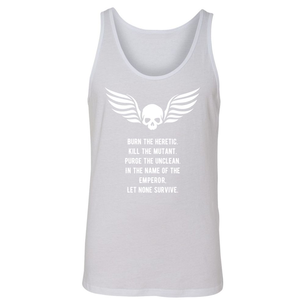 Unisex Jersey Tank - F9ZH43ZS - White - 14