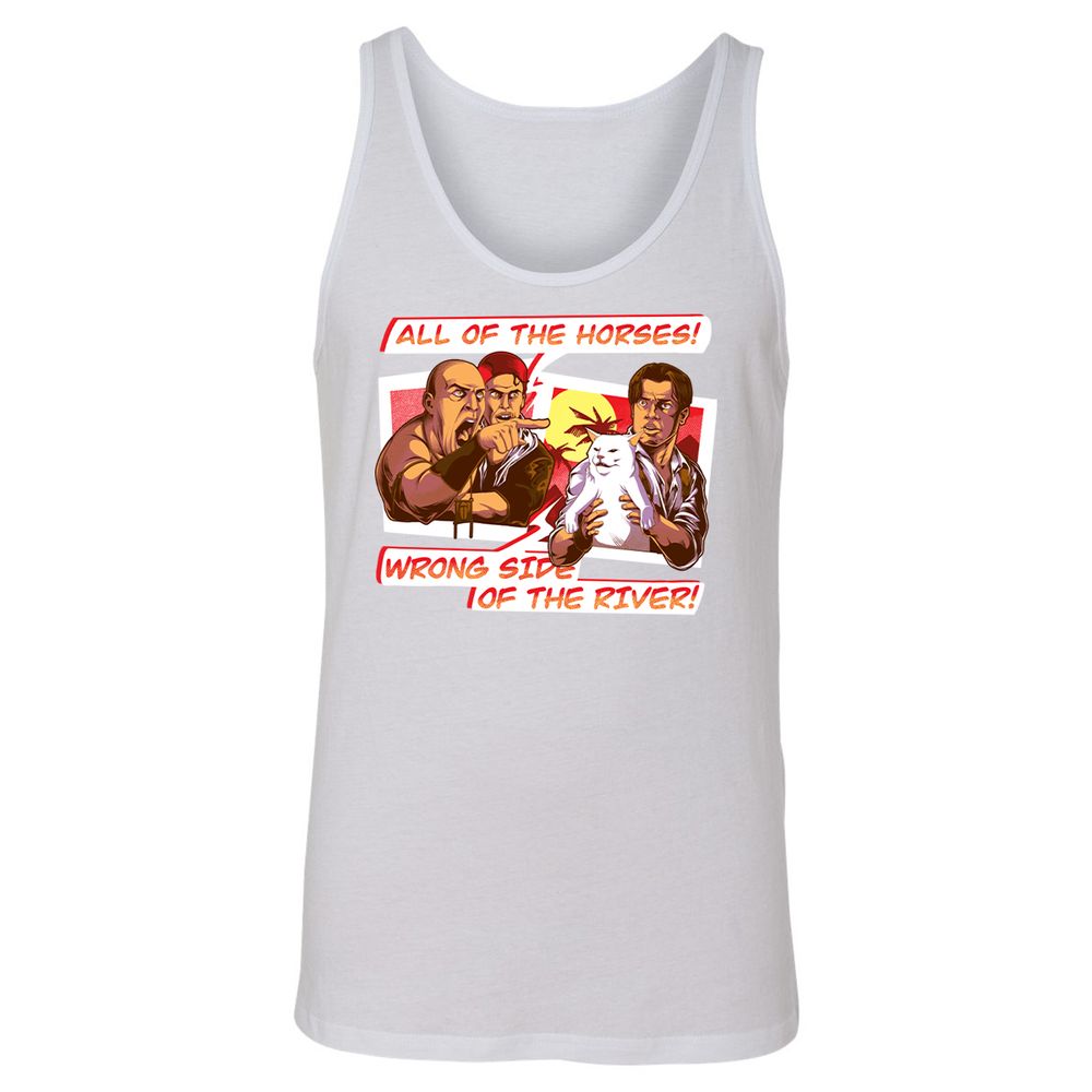 Unisex Jersey Tank - XE1WA5NQ - White - 14