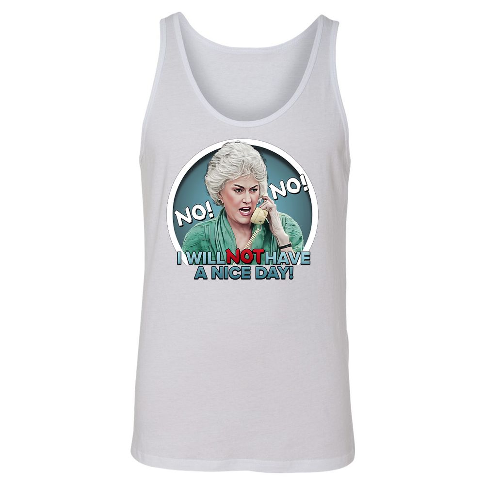 Unisex Jersey Tank - X4L1RA2Q - White - 14