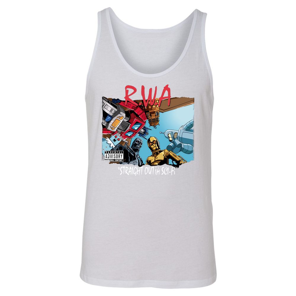 Unisex Jersey Tank - B73SD5D3 - White - 14