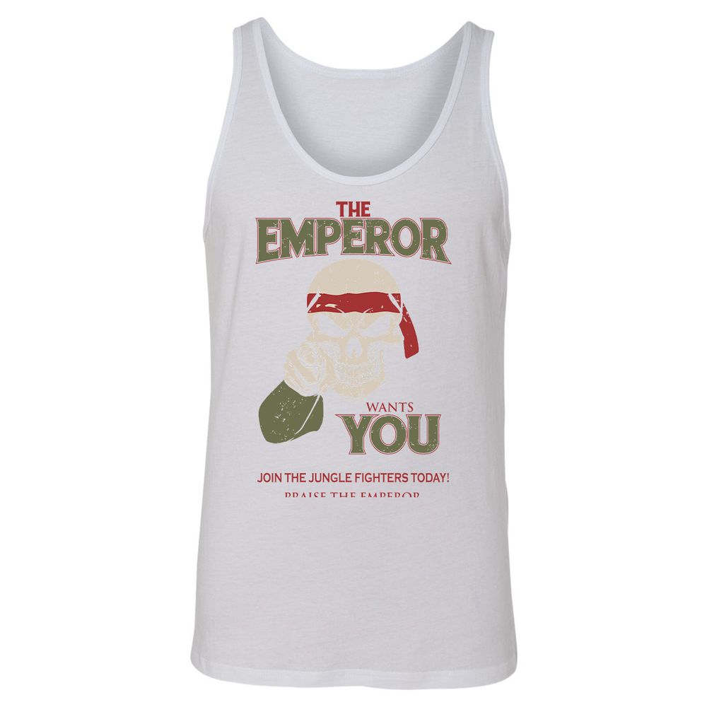 Unisex Jersey Tank - JBHWZM3D - White - 14