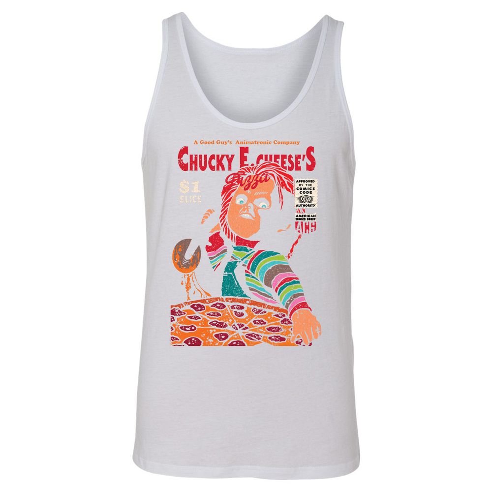 Unisex Jersey Tank - P9SGGFSW - White - 14