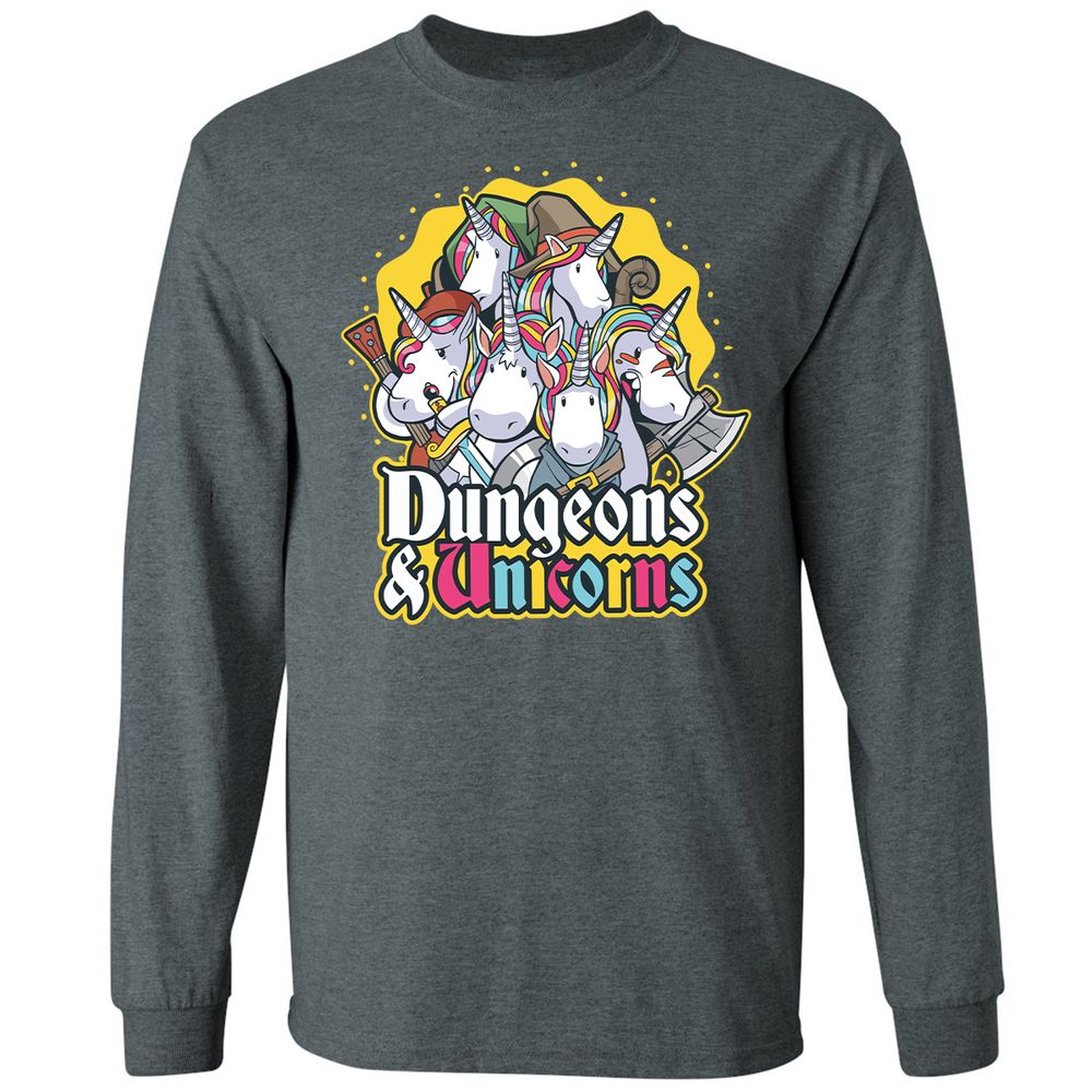 Long Sleeve T-Shirt - NV3FLN81 - Dark Heather - 15