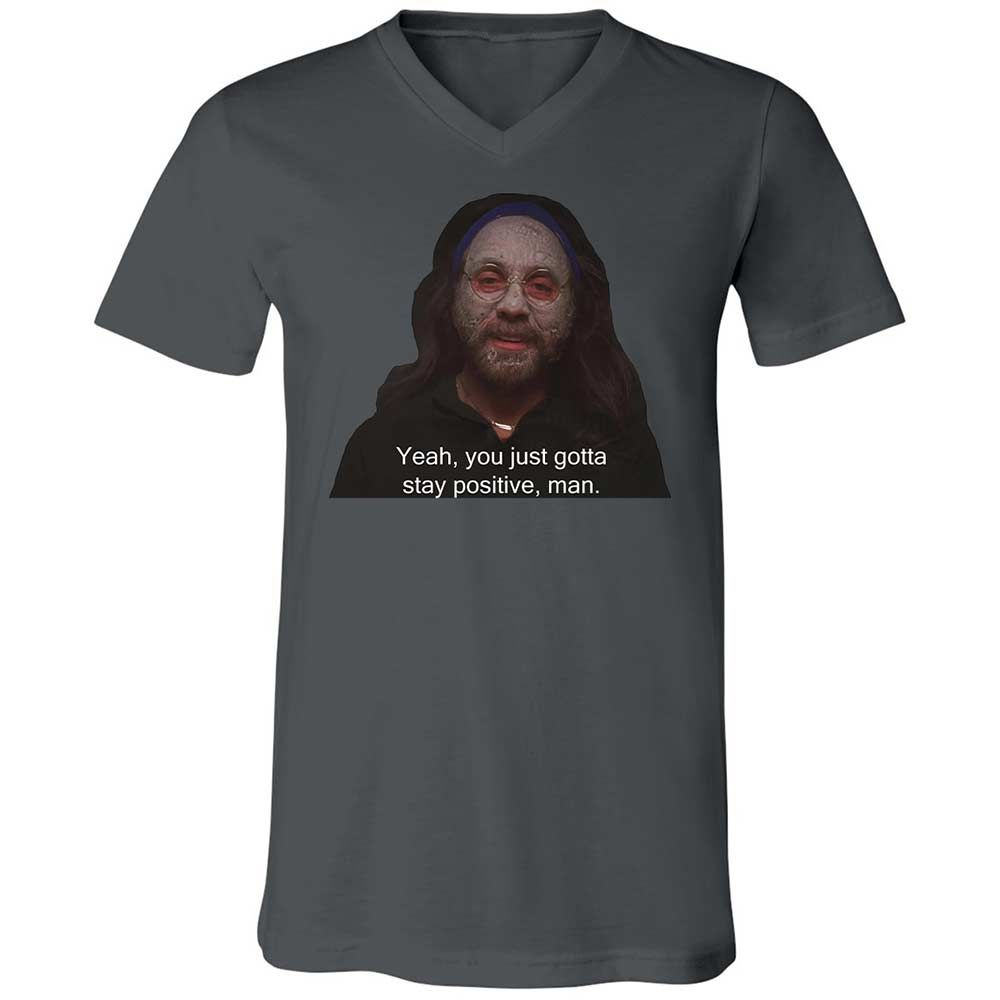 Unisex V-Neck T-Shirt - 9JN31XSN - Asphalt - 16