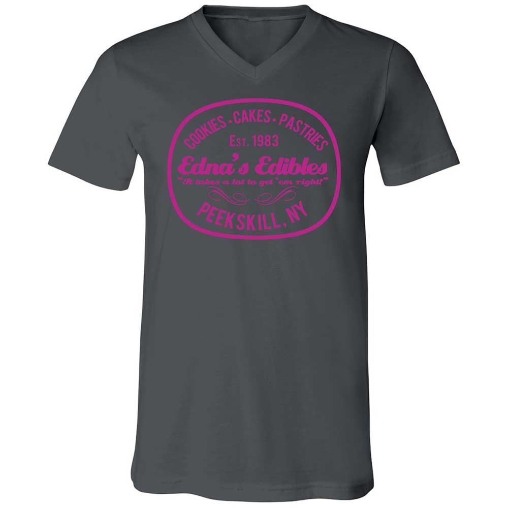 Unisex V-Neck T-Shirt - KAC9GSKU - Asphalt - 16