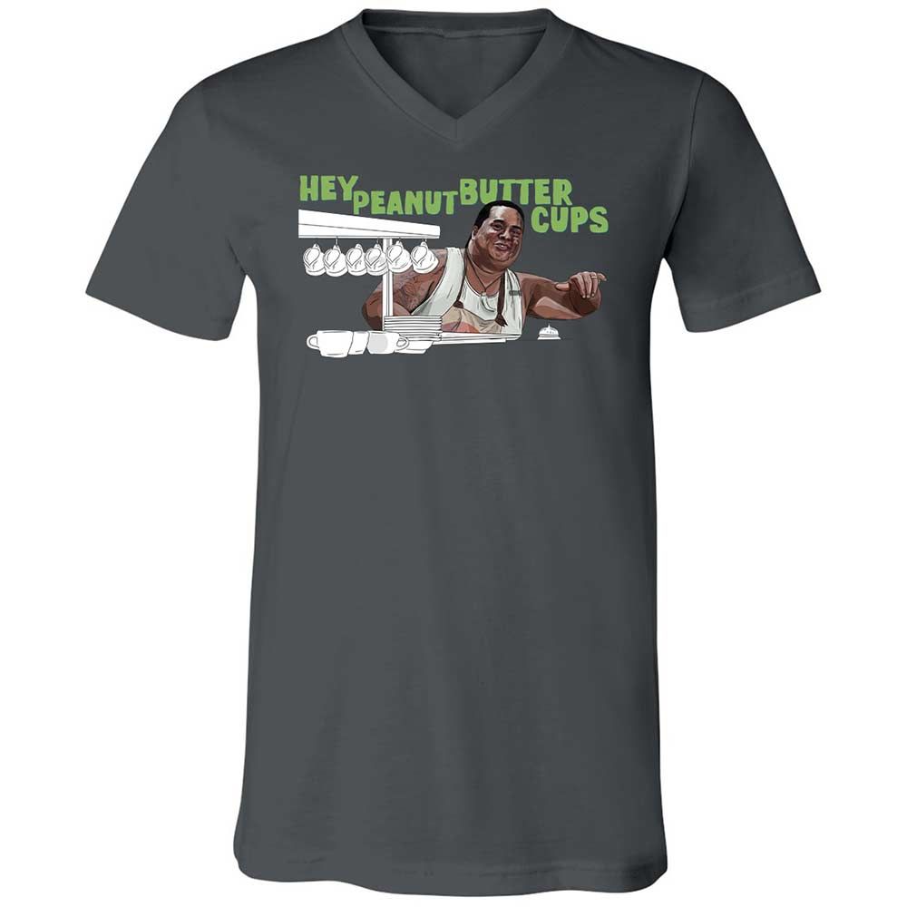 Unisex V-Neck T-Shirt - HWVL5234 - Asphalt - 16