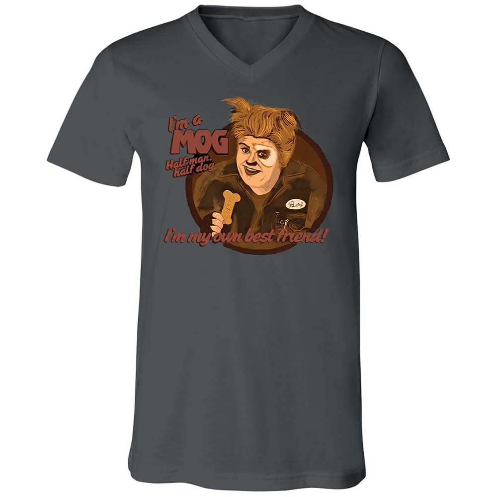 Unisex V-Neck T-Shirt - TJ6T812R - Asphalt - 16
