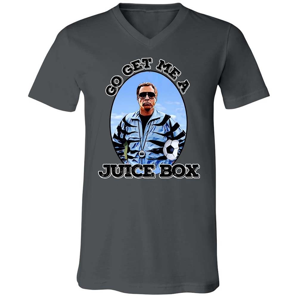 Unisex V-Neck T-Shirt - YT67LATJ - Asphalt - 16