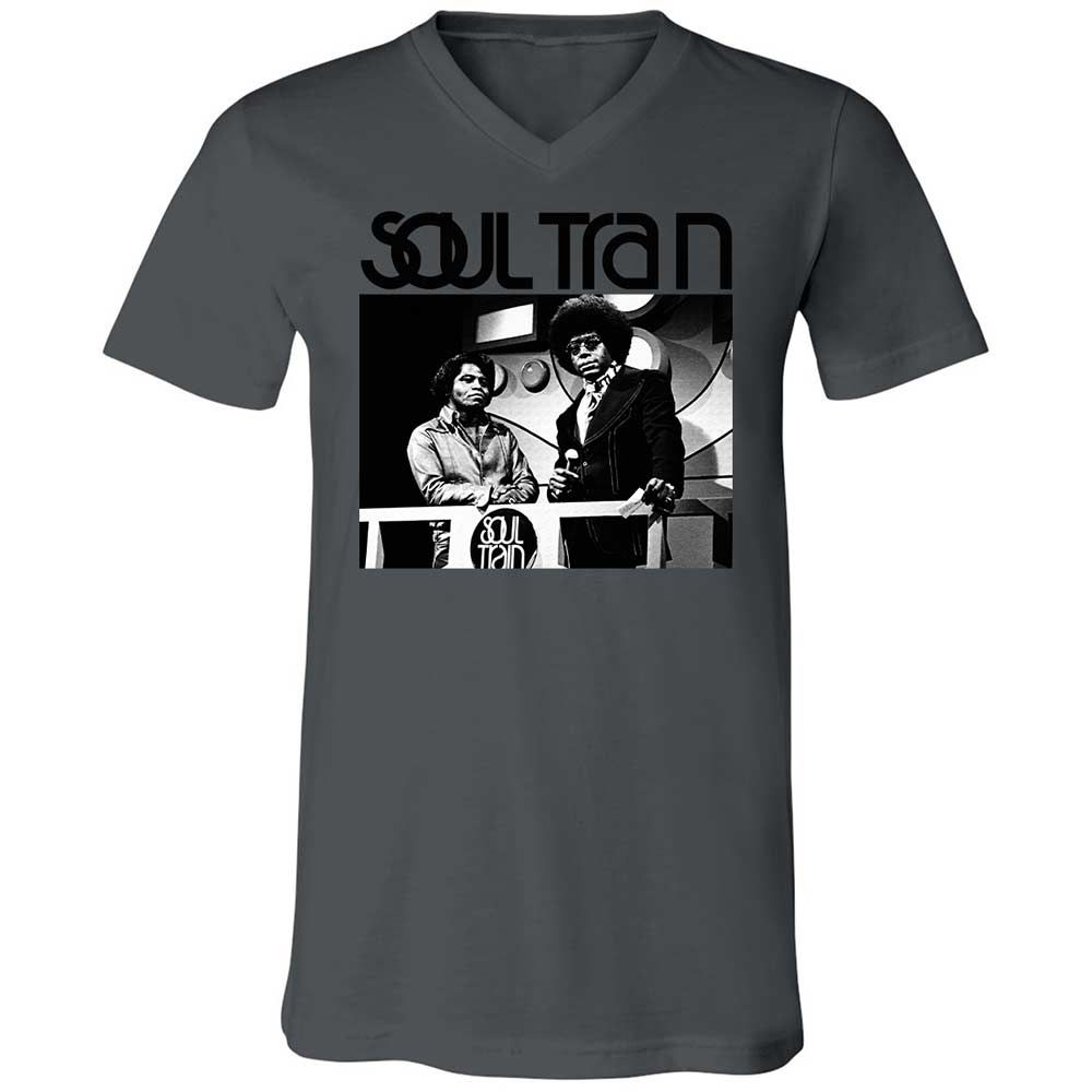 Unisex V-Neck T-Shirt - ZE2TW4LG - Asphalt - 16