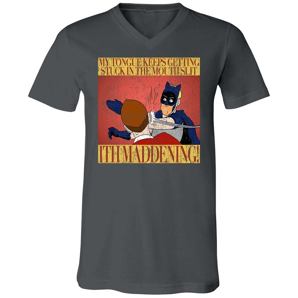 Unisex V-Neck T-Shirt - TWHLQE1W - Asphalt - 16