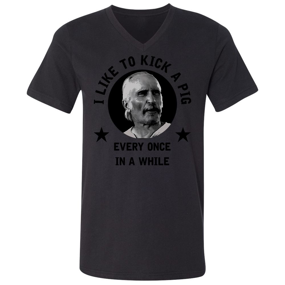 I like to kick a pig - Black - 16
