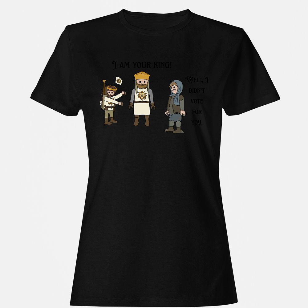 Women's T-Shirt - BYMNHQEJ - Black - 16