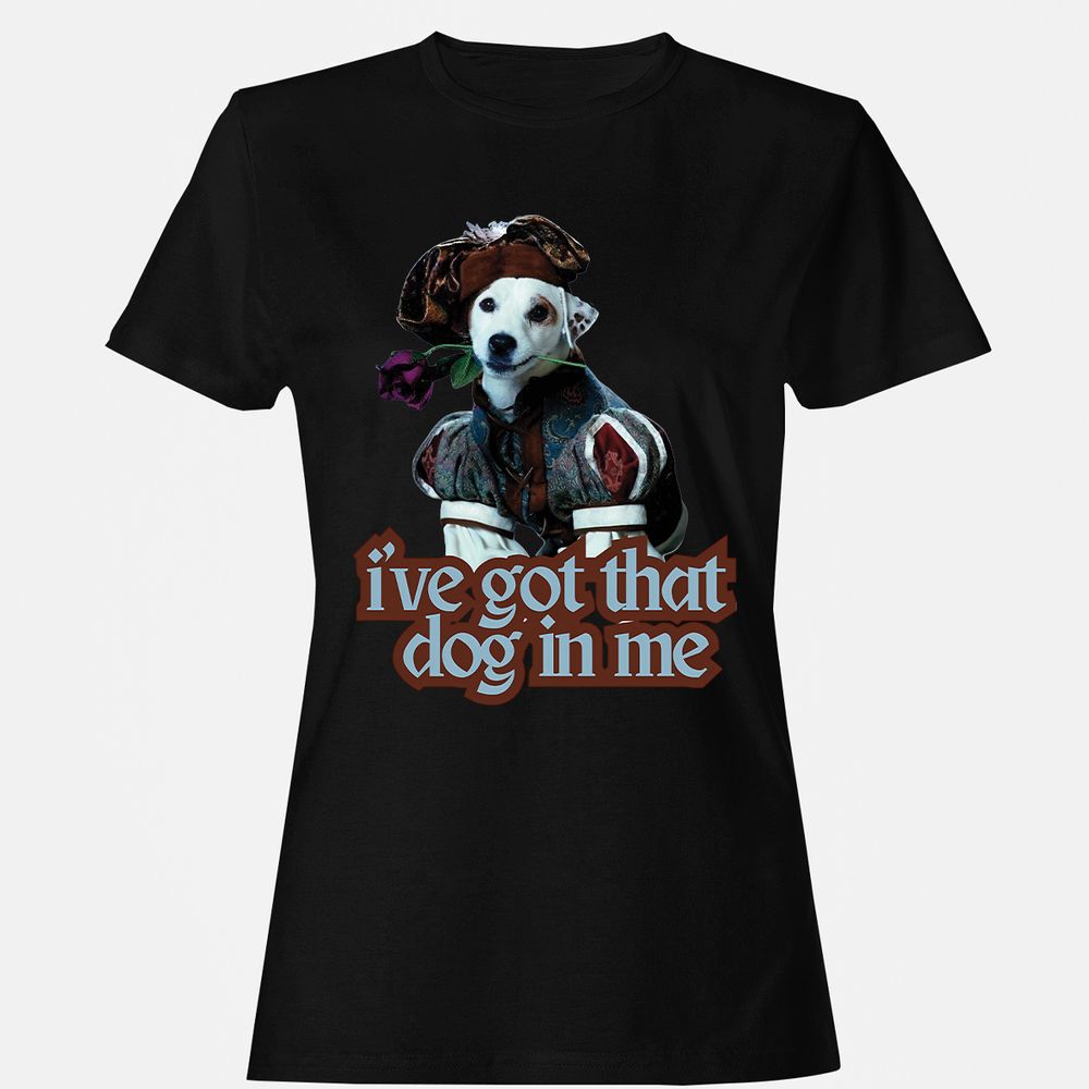 Women's T-Shirt - QYKRSZQ3 - Black - 16