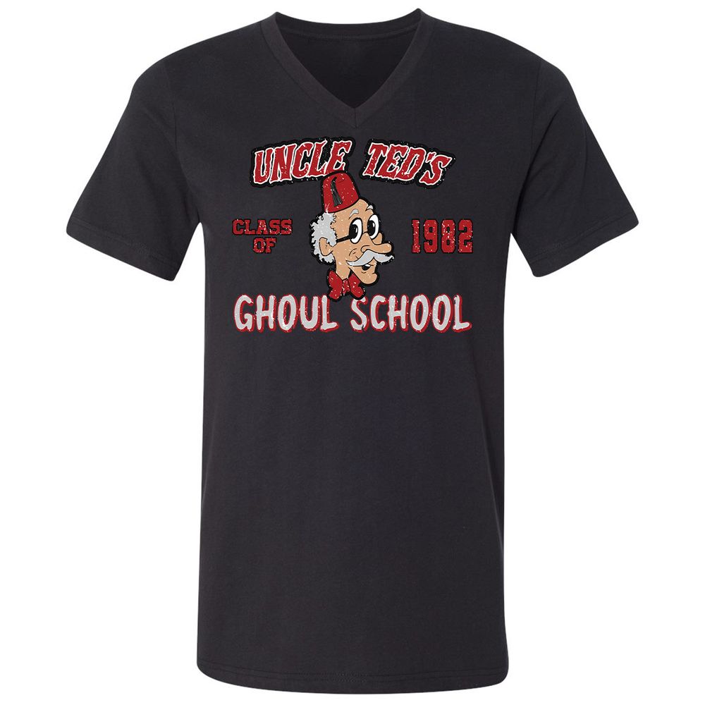 Unisex V-Neck T-Shirt - UN5WGY39 - Black - 16