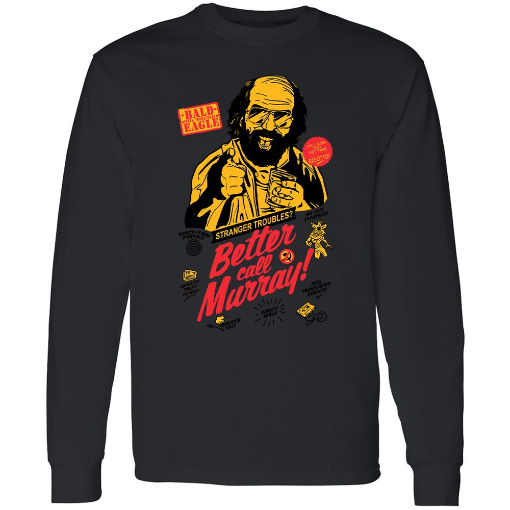 Long Sleeve T-Shirt - MANETHUU - Black - 16