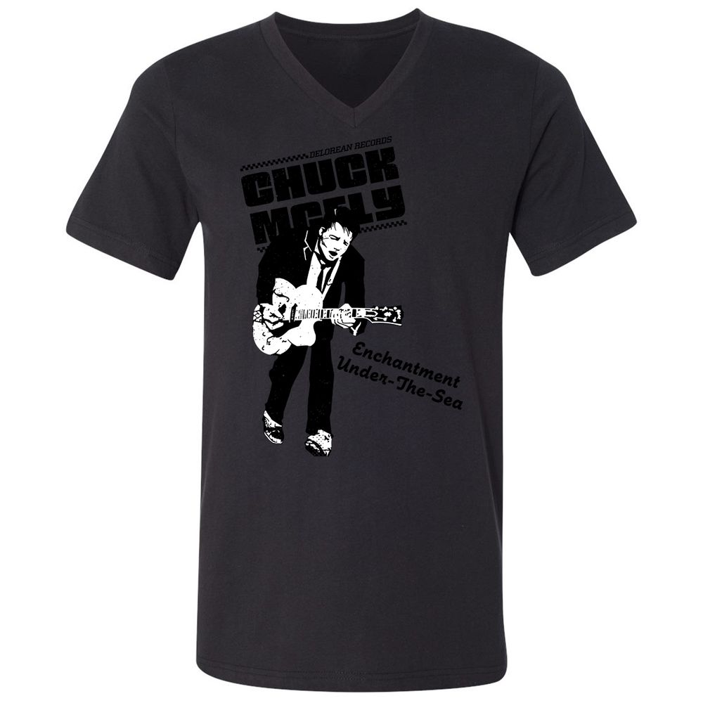 Unisex V-Neck T-Shirt - G94SNAYC - Black - 16
