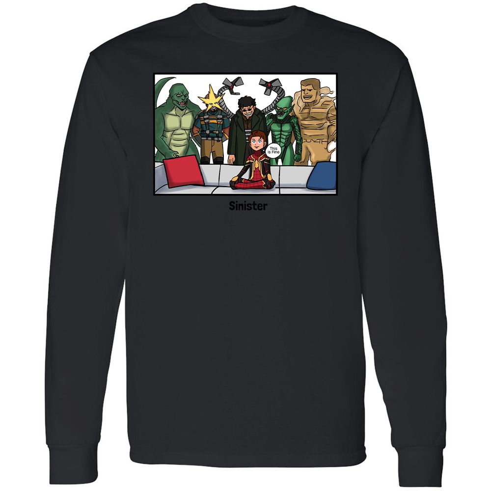 Long Sleeve T-Shirt - Z97VGDM1 - Black - 16