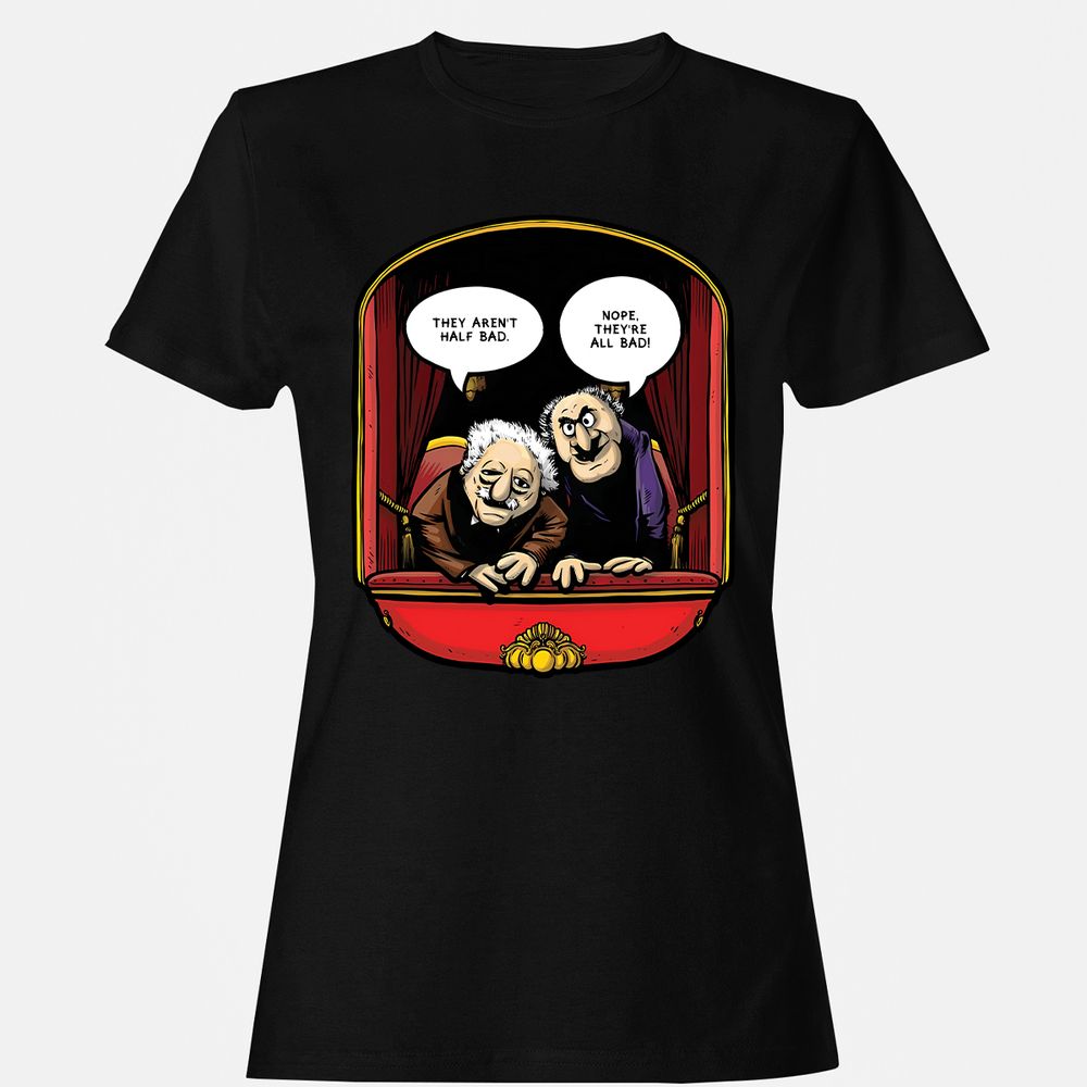 Statler and Waldorf (All Bad) - Black - 16