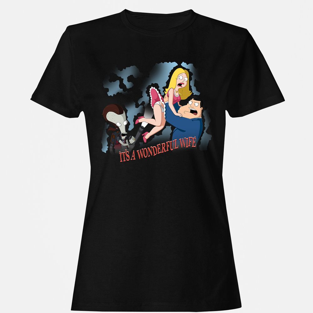 Women's T-Shirt - 6W54NQDN - Black - 16