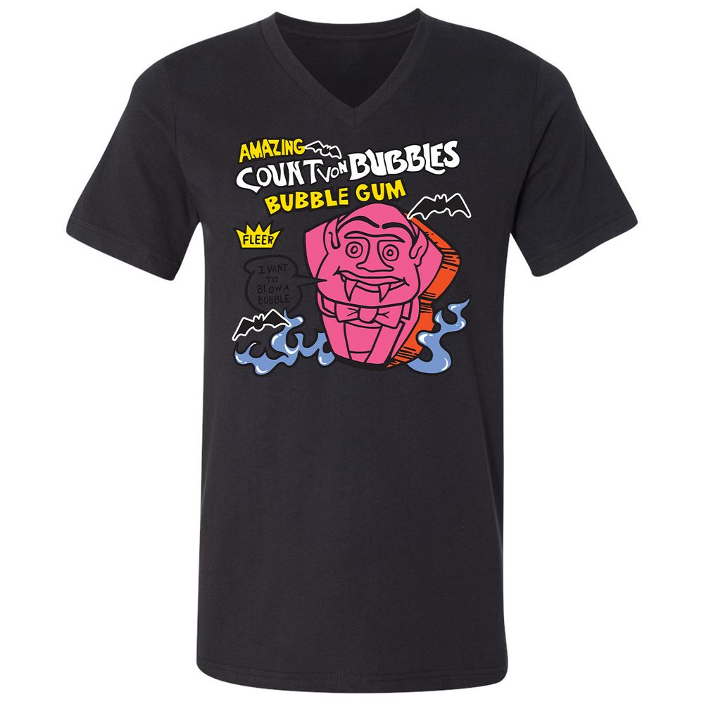 Unisex V-Neck T-Shirt - M7GB3AB6 - Black - 16