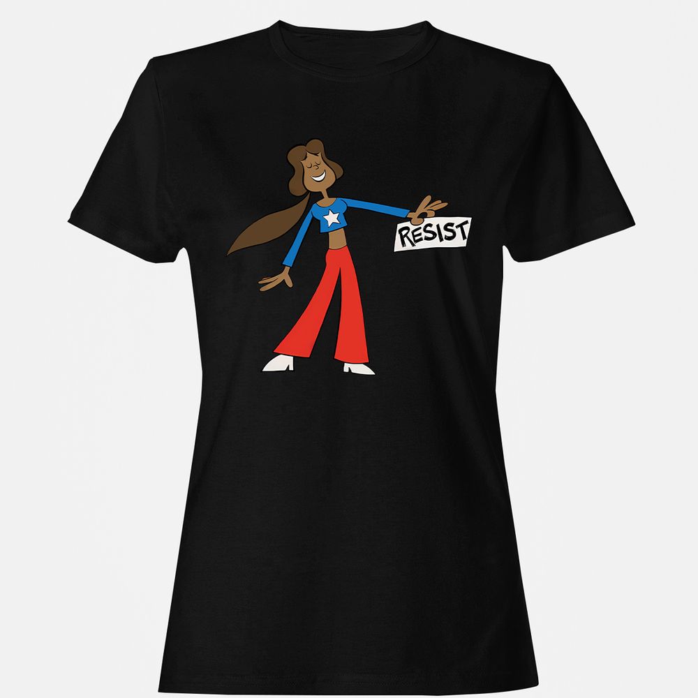 Women's T-Shirt - D7UJL8HR - Black - 16