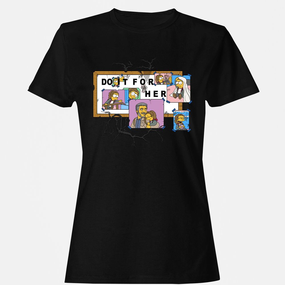 Women's T-Shirt - 77ELXE7H - Black - 16