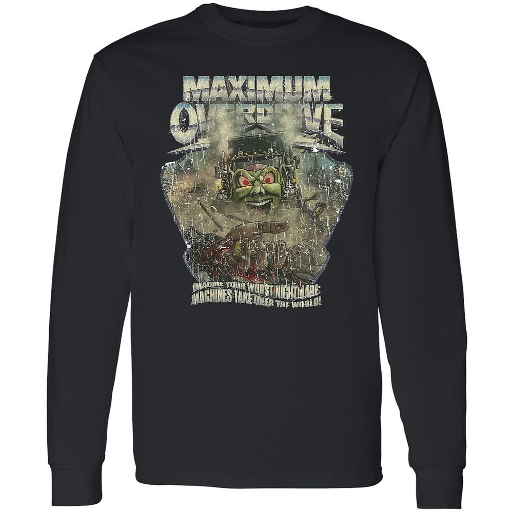 Long Sleeve T-Shirt - W4L3LU68 - Black - 16