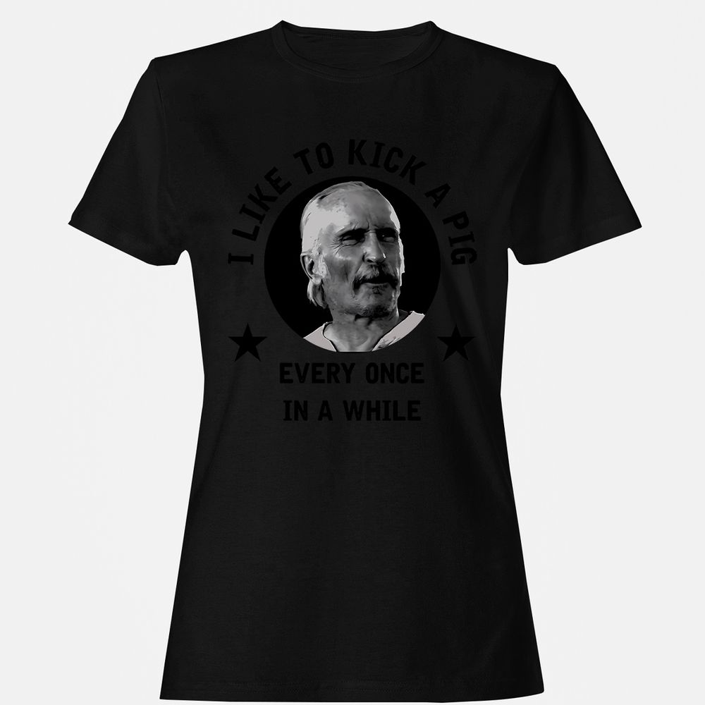 I like to kick a pig - Black - 16