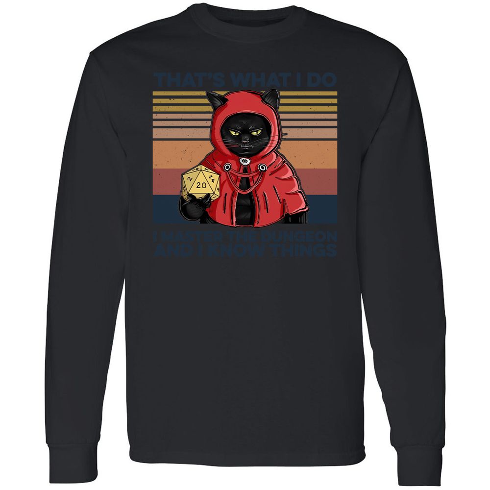 Long Sleeve T-Shirt - DQEH7NDU - Black - 16