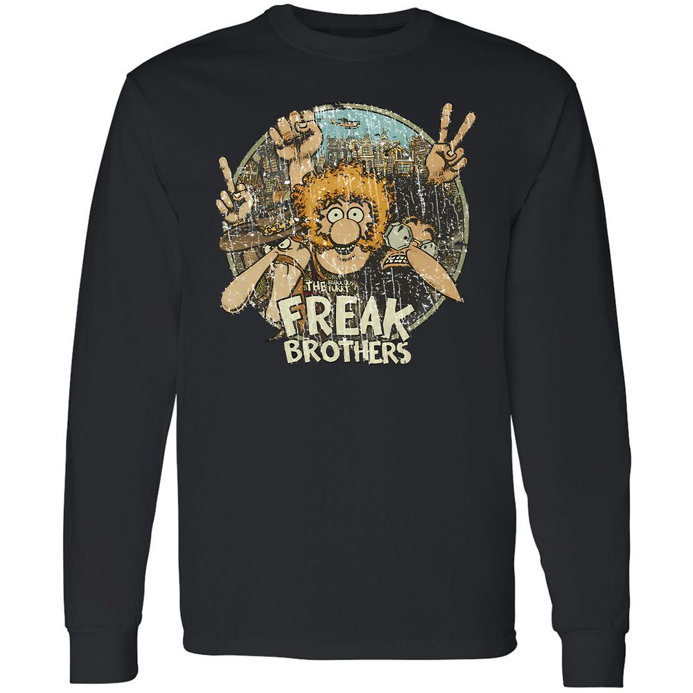 Long Sleeve T-Shirt - QM6AFH1J - Black - 16