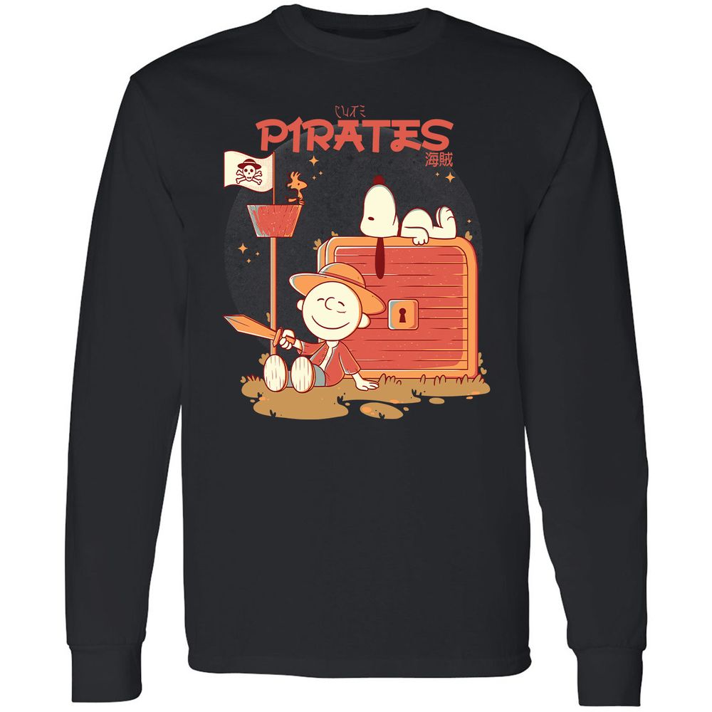 Long Sleeve T-Shirt - RAK7KSPQ - Black - 16