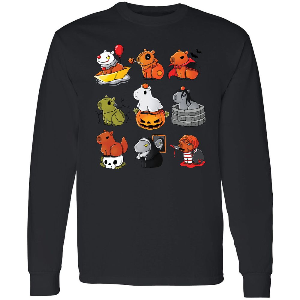 Long Sleeve T-Shirt - WPKRRE5L - Black - 16