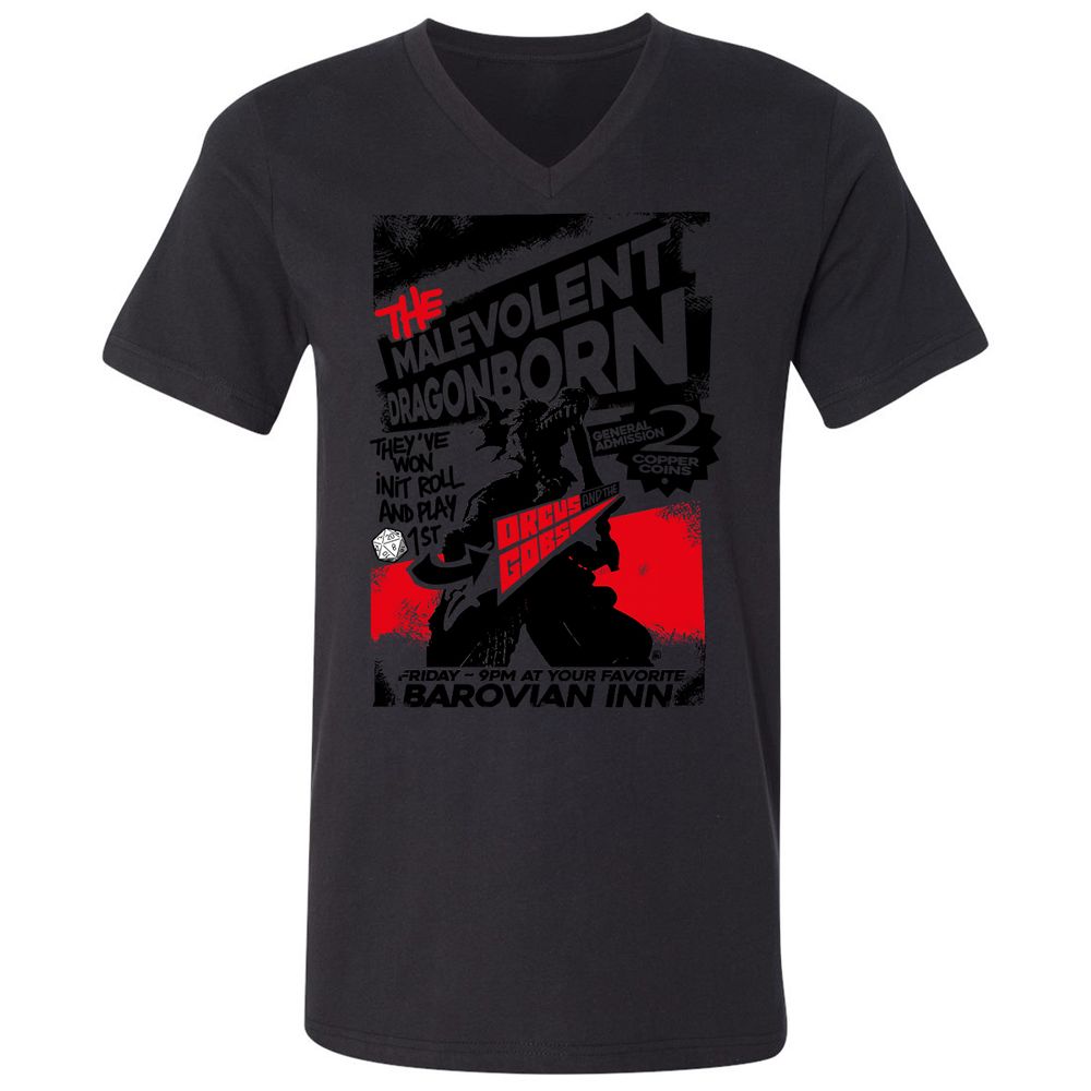 Unisex V-Neck T-Shirt - EXTQEXUG - Black - 16