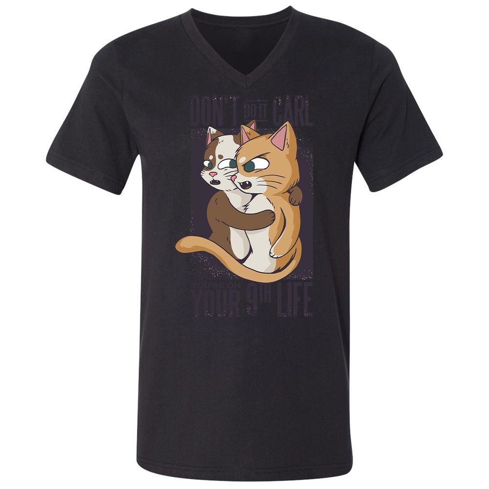 Unisex V-Neck T-Shirt - 3AKDQA6D - Black - 16