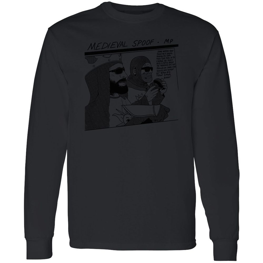 Long Sleeve T-Shirt - A8F14BKH - Black - 16