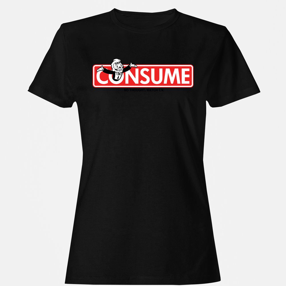 Women's T-Shirt - UY4EC94D - Black - 16